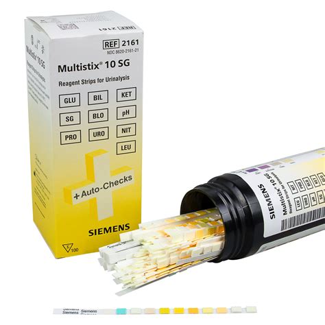 Siemens Multistix 10 SG Urinalysis Reagent Strips for Urinalysis 2161