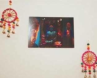 Tied Ribbons Decorative Wall Door Hanging Latkan Toran With Bells (Set ...