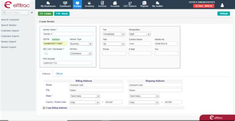 Create Vendor in Sales management software | User Manual