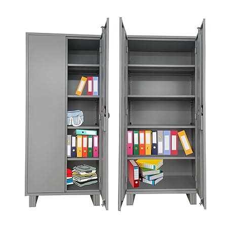 AAVATAR Metal Storewell Office Cupboard with Lock | Powder-Coated Steel ...