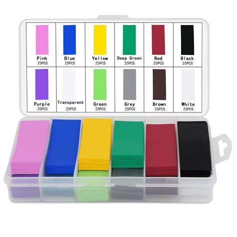 OCR Flat PVC Heat Shrink Tubing Battery Wrap for 1x 18650 Battery ...