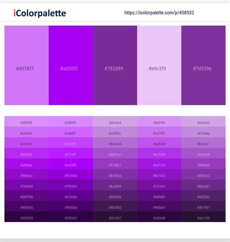 Purple Vs Violet Color