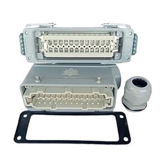 24 Pin Heavy Duty Connector, Plug Top Line and Lateral Line 16A (HDL-HE ...