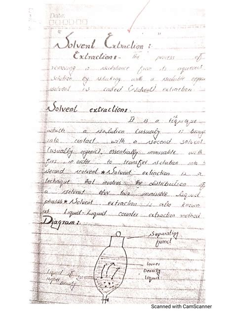 Batch Extraction Note Solvent Extraction 的图像结果