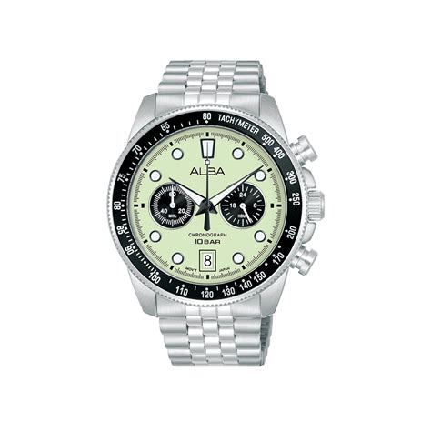A4B033X1 Neon Lime Chronograph Watch – ALBA WATCHES INDIA