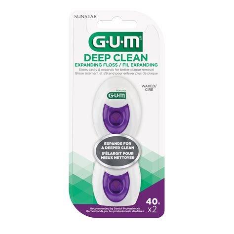 GUM® EXPANDING FLOSS - It expands to reach more tooth surface
