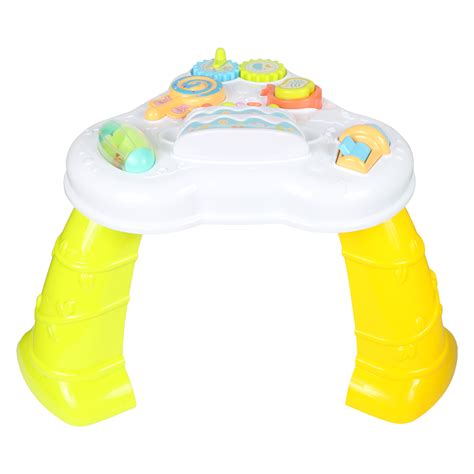 Planet of Toys Happy Educational Music Baby Desk Table with light and ...