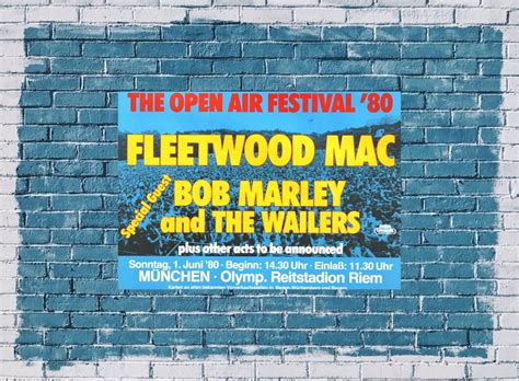 Fleetwood Mac - Open Air Festival, München 1980 - Konzertplakat, £ 483.78