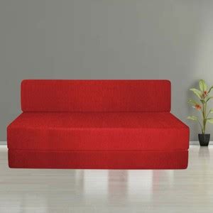 Spaces Therapy 2 Seater Single Foam Fold Out Sofa Cum Bed Price in ...