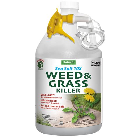 Harris Sea Salt 10X Weed & Grass Killer, 128 oz. - Walmart Business ...