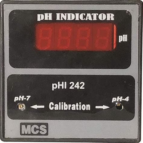 mcs Digital pH Meter, pH Meter For Chemical, Online Industrial use ...