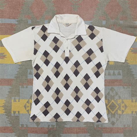 50s ARROW argyle polo shirt | colors