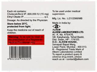 Uprise D3 600000 IU Injection 1 ML | Order Uprise D3 600000 IU ...