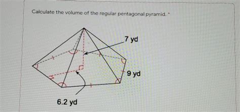 Image result for Pentagonal Pyramid Volume Calculation
