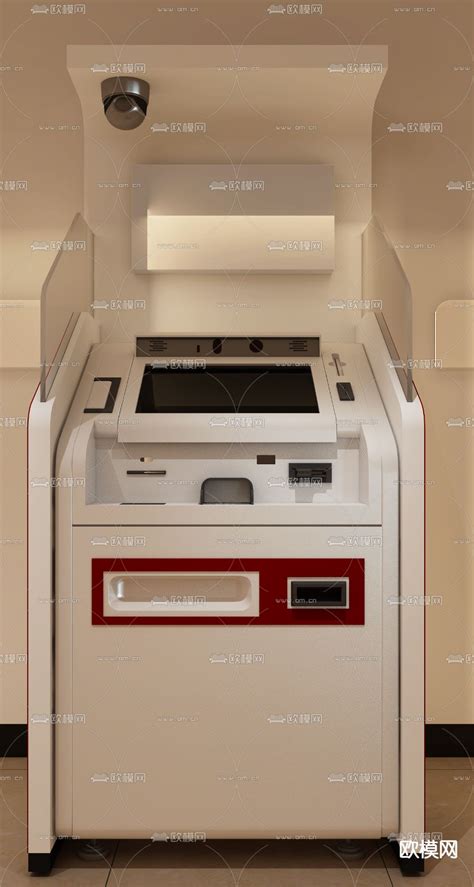 现代银行ATM取款机3d模型下载_ID11997247_3dmax免费模型-欧模网