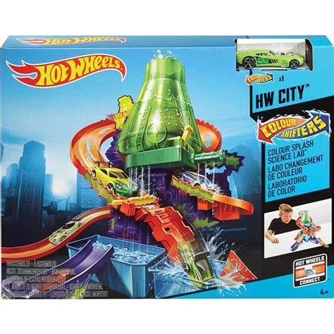 Buy Hot Wheels Shifters Color Splash Science Lab Playset Online at Best ...