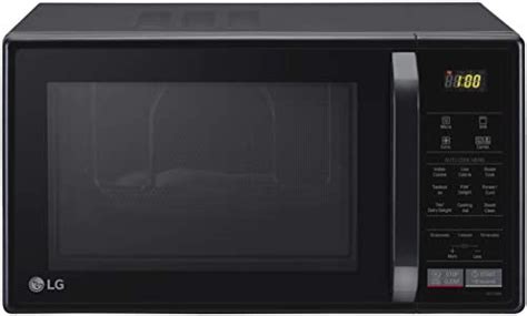 LG 21 L Convection Microwave Oven (MC2146BG, Glossy Black, With Starte ...