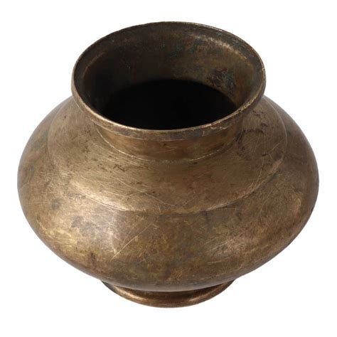 Rustic Brass Kalash Pot Or Lota