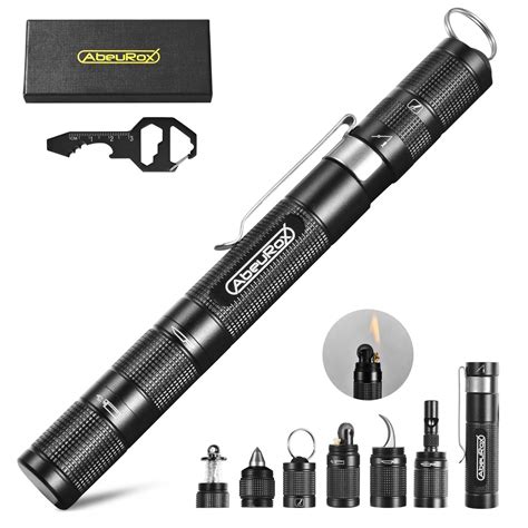 Buy Gift for Men Women, AbeuRox Multitool Survival Gear with Lighter(No ...