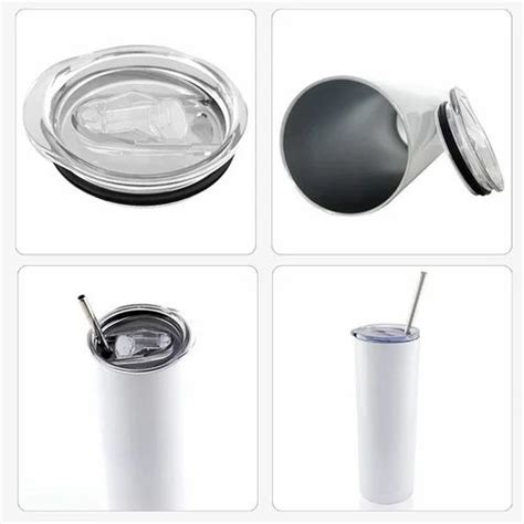 Stainless Steel Water Bottle - 20 oz Stainless Steel Sublimation White ...