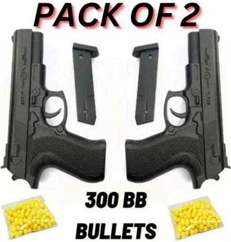 Crafty villa Pistol Toy Gun Combo with 300 BB Bullets for Kids and ...