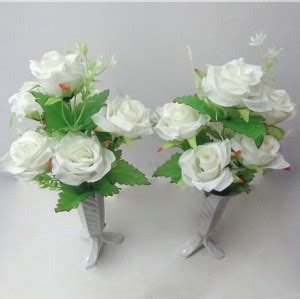 OM COLLECTIONS Paper Rose artificial Flower White Rose Artificial ...