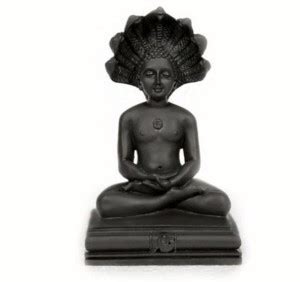 Sri Krishna Culture New Medium Parasvanath Swami Murti-Black,Height-4 ...