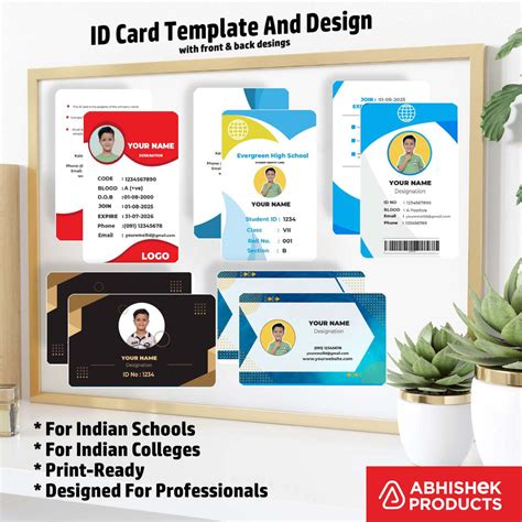 100+ Editable CorelDraw ID Card Design Templates | Professional CDR ...