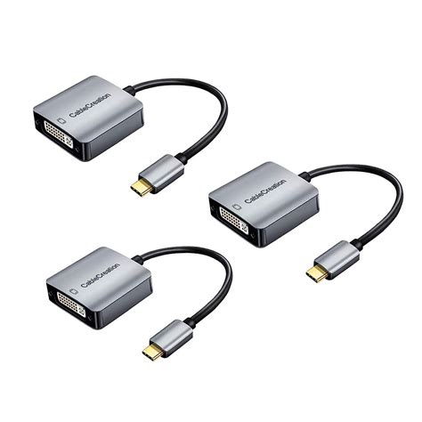 USB C to DVI Adapter 1080P, CableCreation Type C to DVI Cable Adapter ...