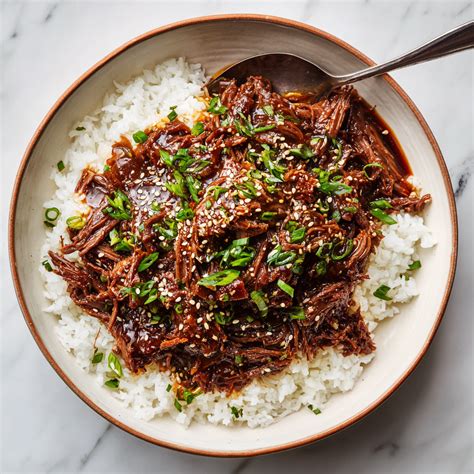 Crockpot Korean Beef with Scallions and Sticky Rice: A Slow Cooker ...