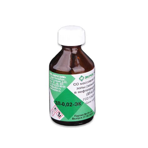 Mass fraction of ash (ash content) in petroleum products ZL-0.02-EC GSO ...