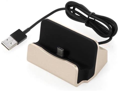 Raptas Type C Dock Charger Cradle Docking Station USB Connector with ...