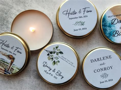 Personalized Wedding Favors for Guests in Bulk, Custom Favors Candle ...