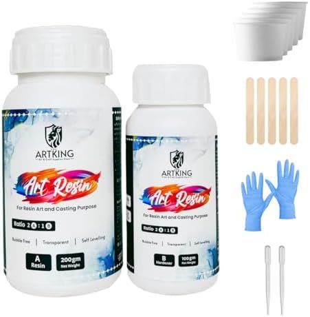 THE ARTKING 2:1 Ratio Epoxy Art Resin Combo Kit for Beginners ...
