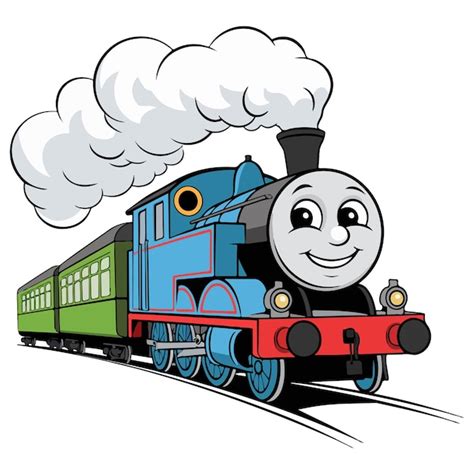Vecteur de clipart des trains | Vecteur Premium généré à base d’IA