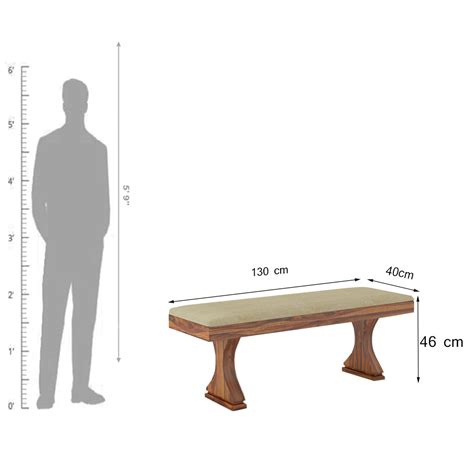 Maron Dining Bench in Solid Sheesham Wood - 3 Years Warranty – Ganpati Arts