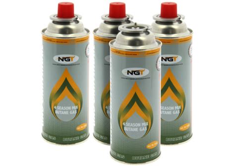 NGT - 227g (4 Pack) Butane Gas Canisters