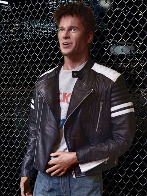 Fight Club Jacket - Leather Moto