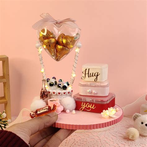 Panda Hugs Platter with lights – CRAFTERS CORNER
