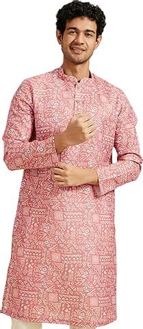 Amazon.in: Pinks - Men's Kurtas / Men's Indian Clothing: Clothing ...