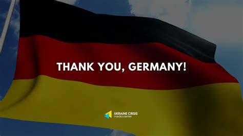 To Our German Friends, Ukraine Thanks You! | UACRISIS.ORG