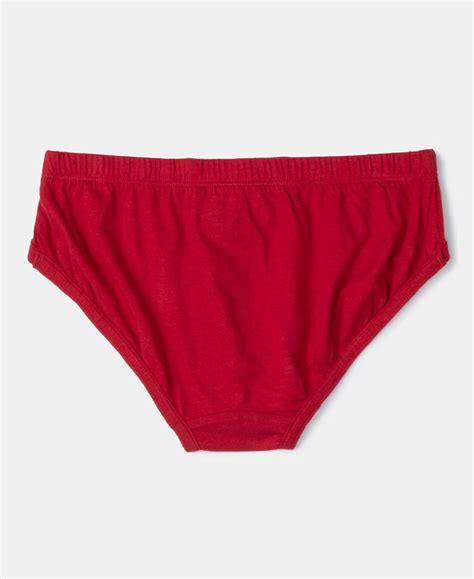 Buy Super Combed Cotton Solid Brief with Ultrasoft Waistband - Rich ...