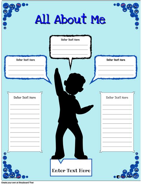 All About Me Posters: Free Storyboard That Templates (2025)