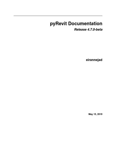 Image result for Pip Install Pyrevit