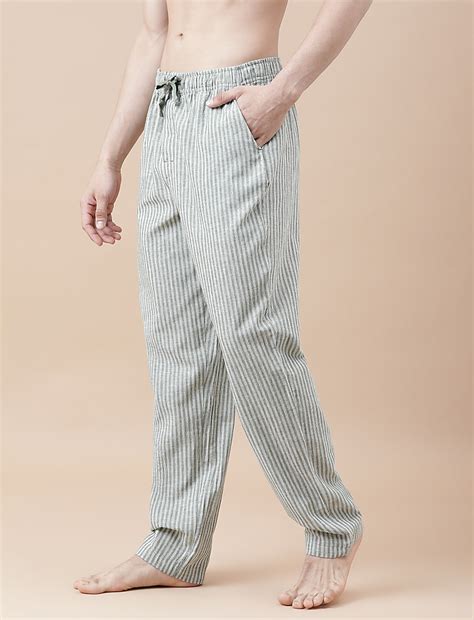 Buy Cotton Mix Striped Relaxed Fit Pyjama at Marks & Spencer