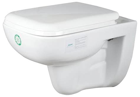 Jaquar Ceramic Wall Hung Commode, 1-Piece, White, FLS-WST-5951 : Amazon ...