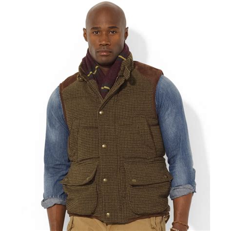 Mens Brown Ribbed Vest at Frank Keith blog