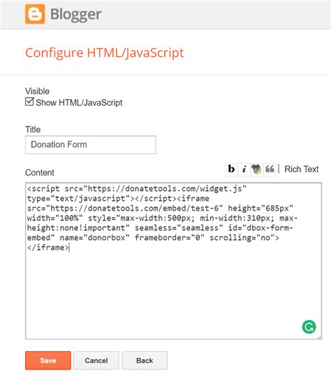 Image result for Blog Form HTML