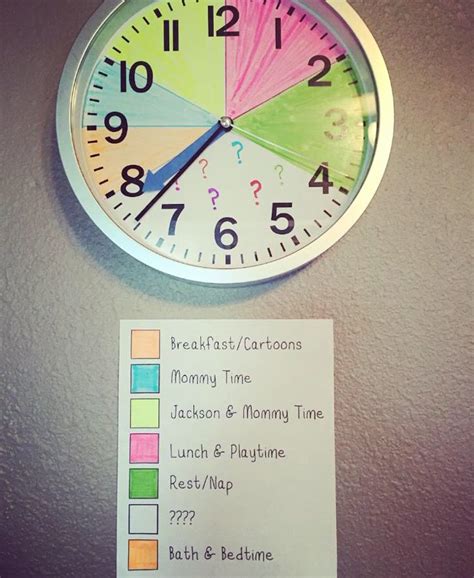 Image result for Clock Routine Time Table