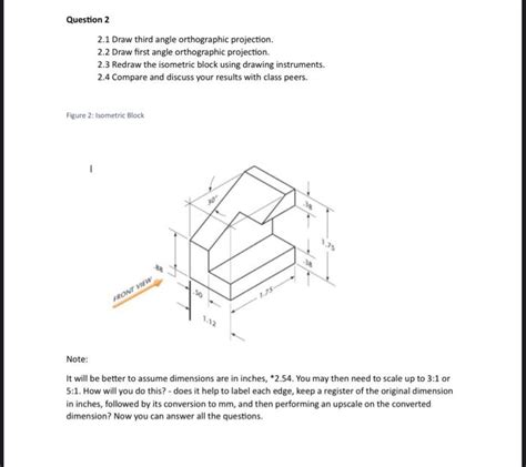 Orthographic Drawing Examples Using Third Angle 的图像结果